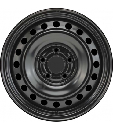 Jante tôle 16 pouces - 5 Trous - 6,5x16  5x114,3  ET40  AL66  noir