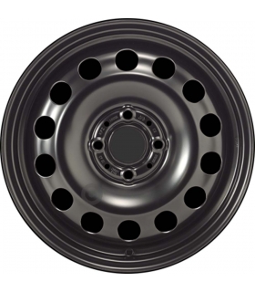 Jante tôle 15 pouces - 4 Trous - 5,5x15  4x100  ET45  AL56  noir