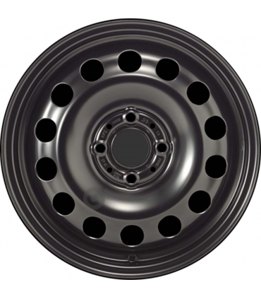 Jante tôle 15 pouces - 4 Trous - 5,5x15  4x100  ET45  AL56  noir