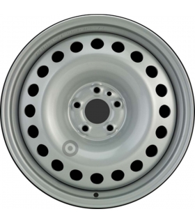 Jante tôle 16 pouces - 5 Trous - 6x16  5x98  ET36,5  AL58  argent