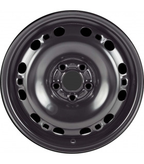 Jante tôle 15 pouces - 5 Trous - 6x15  5x100  ET43  AL57  noir