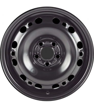 Jante tôle 15 pouces - 5 Trous - 6x15  5x100  ET43  AL57  noir