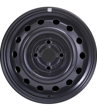 Jante tôle 15 pouces - 4 Trous - 6x15  4x114,3  ET44  AL56,5  noir