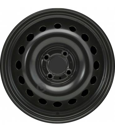 Jante tôle 15 pouces - 4 Trous - 6x15  4x100  ET50  AL60  noir