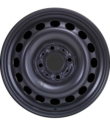Jante tôle 15 pouces - 4 Trous - 6x15  4x114,3  ET46  AL67  noir