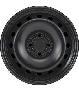 Jante tôle 15 pouces - 4 Trous - 6x15  4x100  ET43  AL56,5  noir