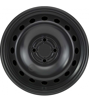 Jante tôle 15 pouces - 4 Trous - 6x15  4x100  ET43  AL56,5  noir