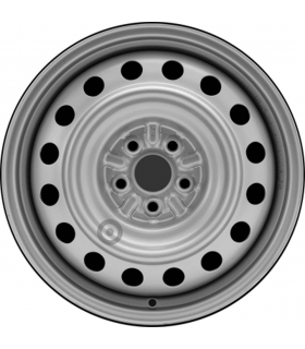 Jante tôle 16 pouces - 5 Trous - 6x16  5x100  ET45  AL54  argent