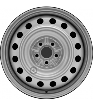 Jante tôle 16 pouces - 5 Trous - 6x16  5x100  ET45  AL54  argent