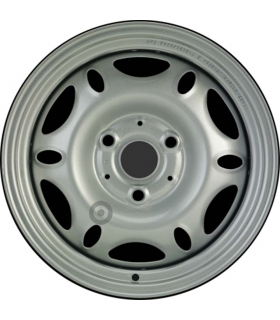 Jante tôle 15 pouces - 3 Trous - 5,5x15  3x112  ET-1  AL57  argent