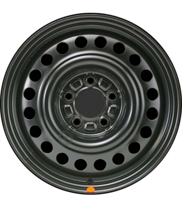 Jante tôle 16 pouces - 5 Trous - 6,5x16  5x115  ET46  AL70,27  noir