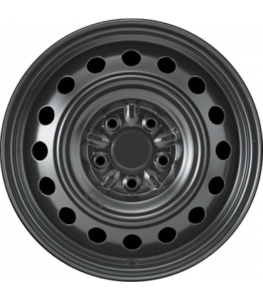 Jante tôle 16 pouces - 5 Trous - 6,5x16  5x114,3  ET45  AL60  noir