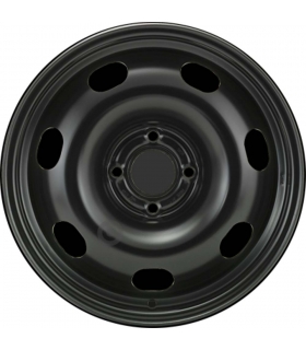 Jante tôle 16 pouces - 4 Trous - 6,5x16  4x108  ET26  AL65  noir