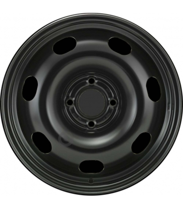 Jante tôle 16 pouces - 4 Trous - 6,5x16  4x108  ET26  AL65  noir