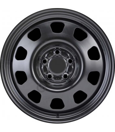 Jante tôle 17 pouces - 5 Trous - 6,5x17  5x114,3  ET39  AL67  noir