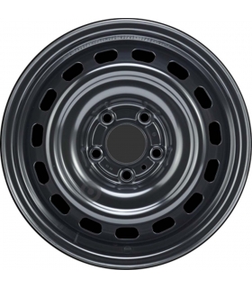 Jante tôle 15 pouces - 5 Trous - 6,5x15  5x108  ET42  AL65  noir