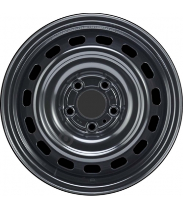 Jante tôle 15 pouces - 5 Trous - 6,5x15  5x108  ET42  AL65  noir
