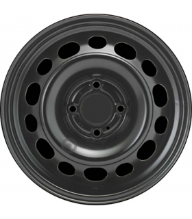 Jante tôle 15 pouces - 4 Trous - 6,5x15  4x108  ET27  AL65  noir