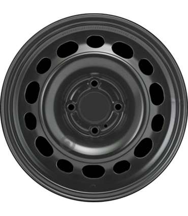 Jante tôle 15 pouces - 4 Trous - 6,5x15  4x108  ET27  AL65  noir