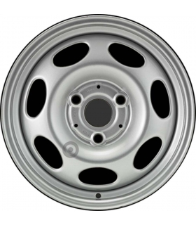 Jante tôle 15 pouces - 3 Trous - 4,5x15  3x112  ET23,5  AL57  argent