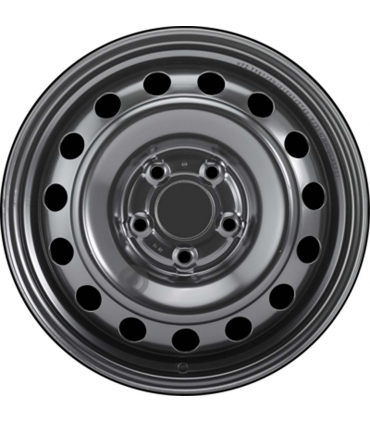 Jante tôle 16 pouces - 5 Trous - 6,5x16  5x114,3  ET48,5  AL67  noir