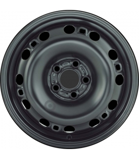Jante tôle 15 pouces - 5 Trous - 6x15  5x100  ET38  AL57  noir