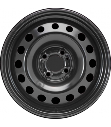 Jante tôle 15 pouces - 4 Trous - 6x15  4x100  ET43  AL60  noir