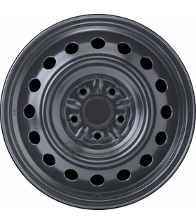 Jante tôle 16 pouces - 5 Trous - 6,5x16  5x114,3  ET39  AL60  noir