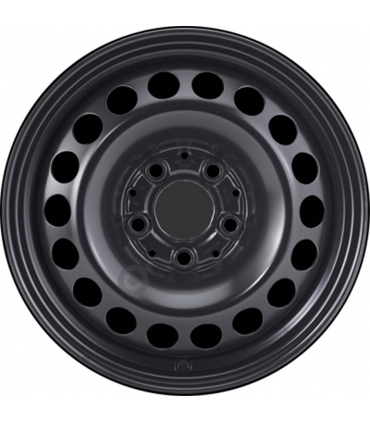Jante tôle 15 pouces - 5 Trous - 6,5x15  5x112  ET47  AL66,5  noir