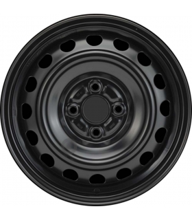 Jante tôle 15 pouces - 4 Trous - 5x15  4x100  ET39  AL54  noir