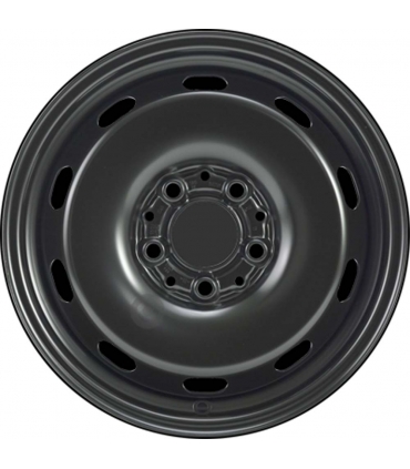 Jante tôle 15 pouces - 5 Trous - 5,5x15  5x112  ET46  AL66,5  noir