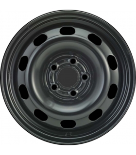 Jante tôle 14 pouces - 5 Trous - 6x14  5x100  ET38  AL57  noir
