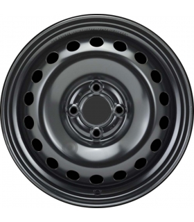 Jante tôle 15 pouces - 4 Trous - 6x15  4x100  ET44  AL60  noir