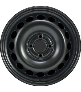 Jante tôle 15 pouces - 4 Trous - 4,5x15  4x100  ET35  AL54  noir