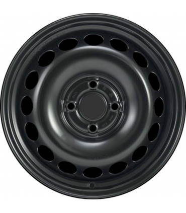 Jante tôle 15 pouces - 4 Trous - 4,5x15  4x100  ET35  AL54  noir