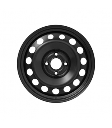 Jante tôle 16 pouces - 4 Trous - 6,5x16  4x107,95  ET37,5  AL63,35  noir