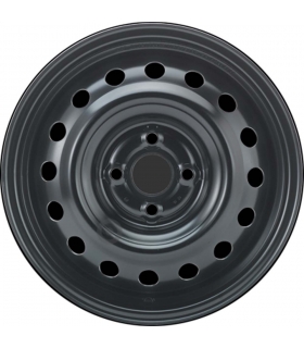 Jante tôle 15 pouces - 4 Trous - 5,5x15  4x100  ET51  AL54  noir