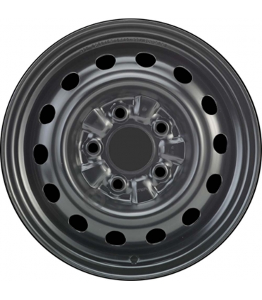 Jante tôle 14 pouces - 5 Trous - 5,5x14  5x114,3  ET45  AL67  noir