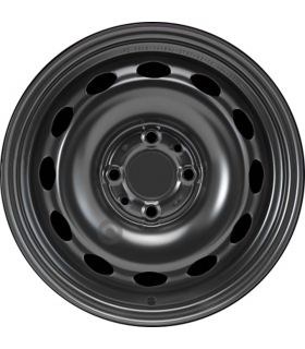 Jante tôle 14 pouces - 4 Trous - 5,5x14  4x98  ET35  AL58  noir