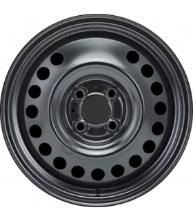 Jante tôle 15 pouces - 4 Trous - 5,5x15  4x100  ET40  AL60  noir