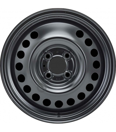 Jante tôle 15 pouces - 4 Trous - 5,5x15  4x100  ET40  AL60  noir