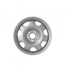 Jante tôle 16 pouces - 5 Trous - 6,5x16  5x107,95  ET50  AL63,35  argent