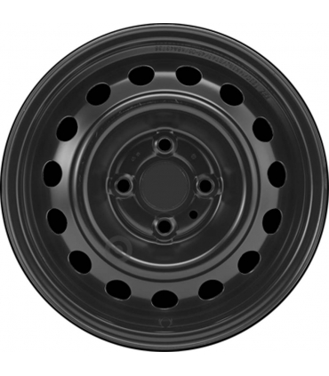 Jante tôle 14 pouces - 4 Trous - 5,5x14  4x100  ET46  AL54  noir