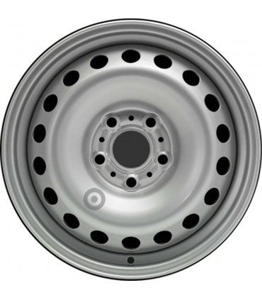 Jante tôle 15 pouces - 5 Trous - 6x15  5x108  ET44  AL60  argent