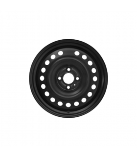 Jante tôle 16 pouces - 4 Trous - 6x16  4x100  ET50  AL60  noir