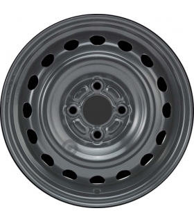 Jante tôle 14 pouces - 4 Trous - 5,5x14  4x100  ET45  AL60  noir