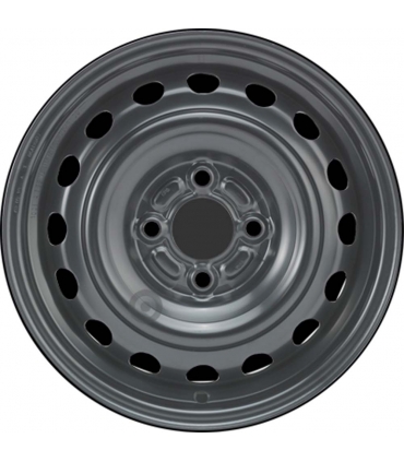 Jante tôle 14 pouces - 4 Trous - 5,5x14  4x100  ET45  AL60  noir