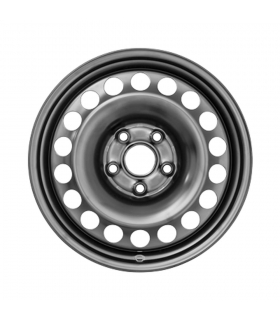 Jante tôle 16 pouces - 5 Trous - 6,5x16  5x112  ET48  AL57  noir