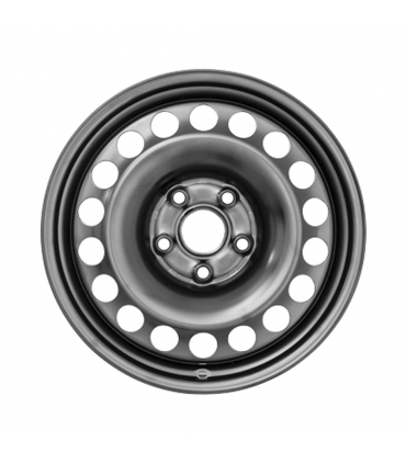Jante tôle 16 pouces - 5 Trous - 6,5x16  5x112  ET48  AL57  noir