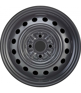 Jante tôle 14 pouces - 4 Trous - 5,5x14  4x100  ET45  AL54  noir
